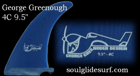 George Greenough Flex fin  STAGE-4 9.5