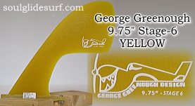 George Greenough 9.75” Stage-6 YELLOW SAND