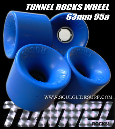 TUNNEL ROCKS WHEEL 63mm 95A BLUE 4SET