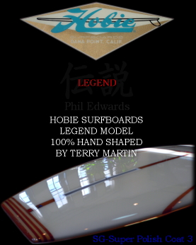 O{[h HOBIE LEGEND MODEL 9'6