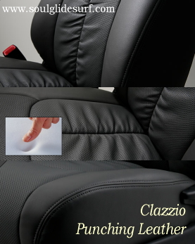 Clazzio本革パンチング・シートカバー 200系S-GL・2列目のシートベルト付車用 【代引き不可】