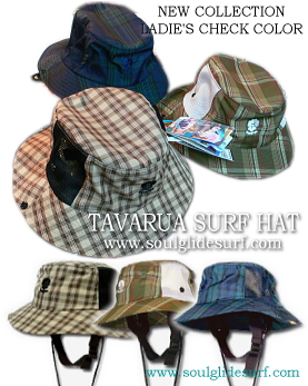 TAVARUA SURF HAT（タヴァルアサーフハット）LADIE'S チェック柄