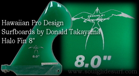 ロングボードフィン Donald Takayama　Halo Fin 8