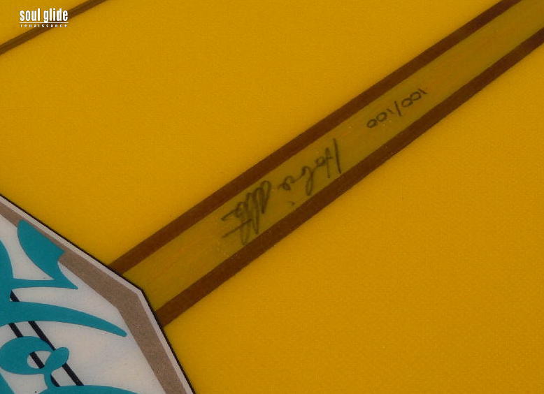 Bill Hamilton ロングボード 9'3” ハンドシェイプ サイン入り